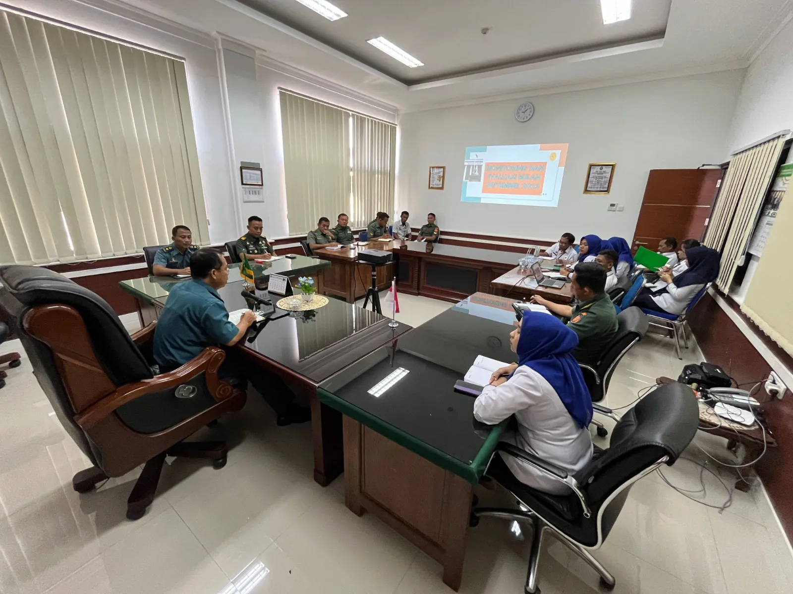 KEGIATAN RAPAT MONITORING DAN EVALUASI BULAN SEPTEMBER